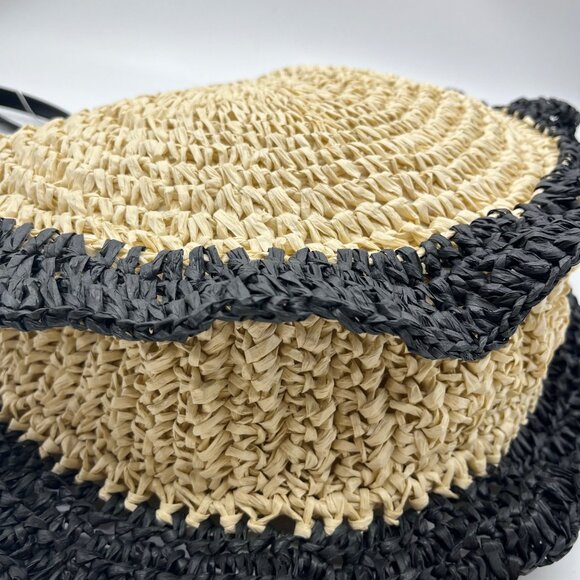 Urban Expressions Natural and Black Indy Tote Bag - Picture 9 of 11